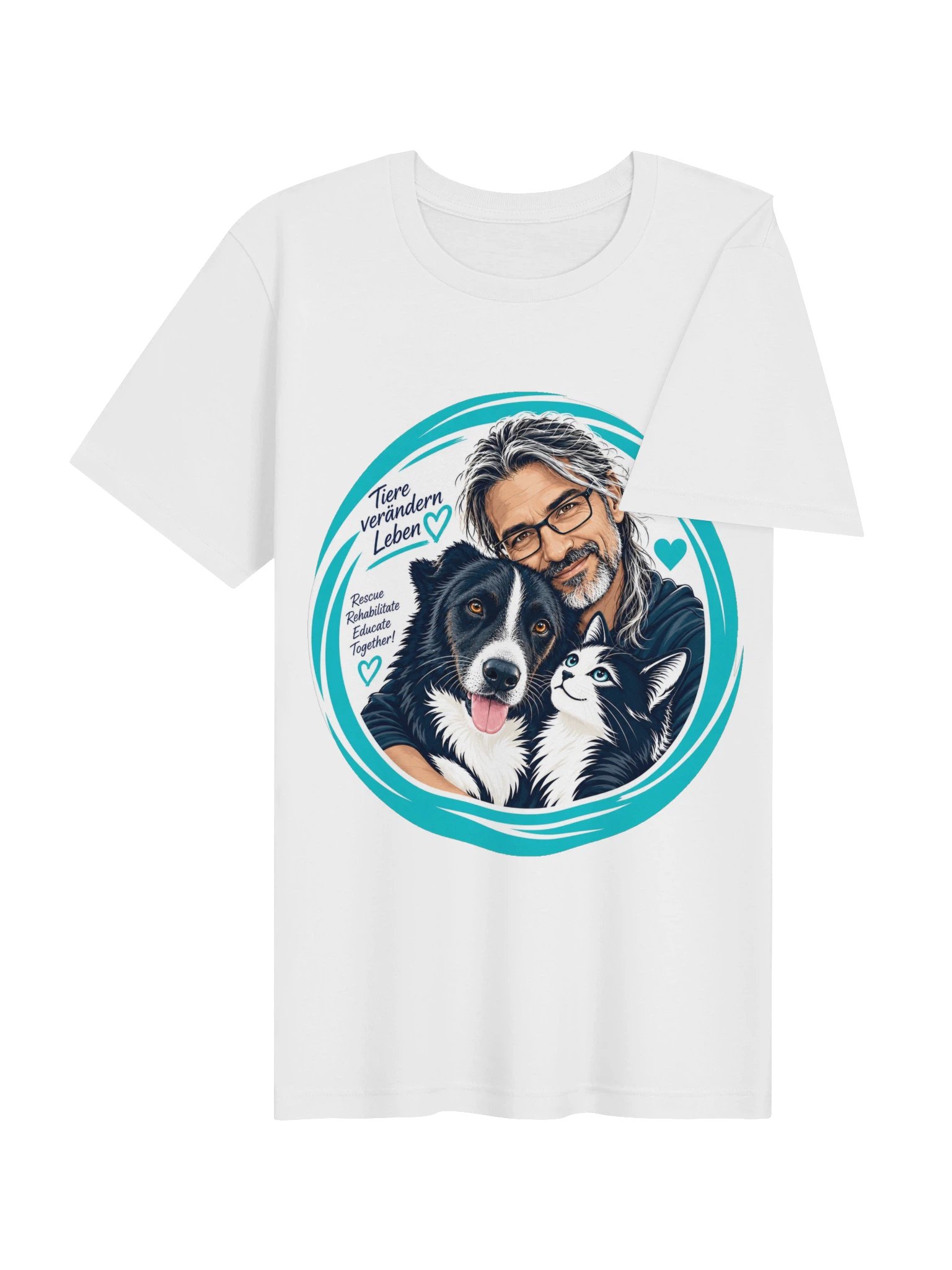 AAS · Tiere verändern Leben – Comic Shirt product image (3)