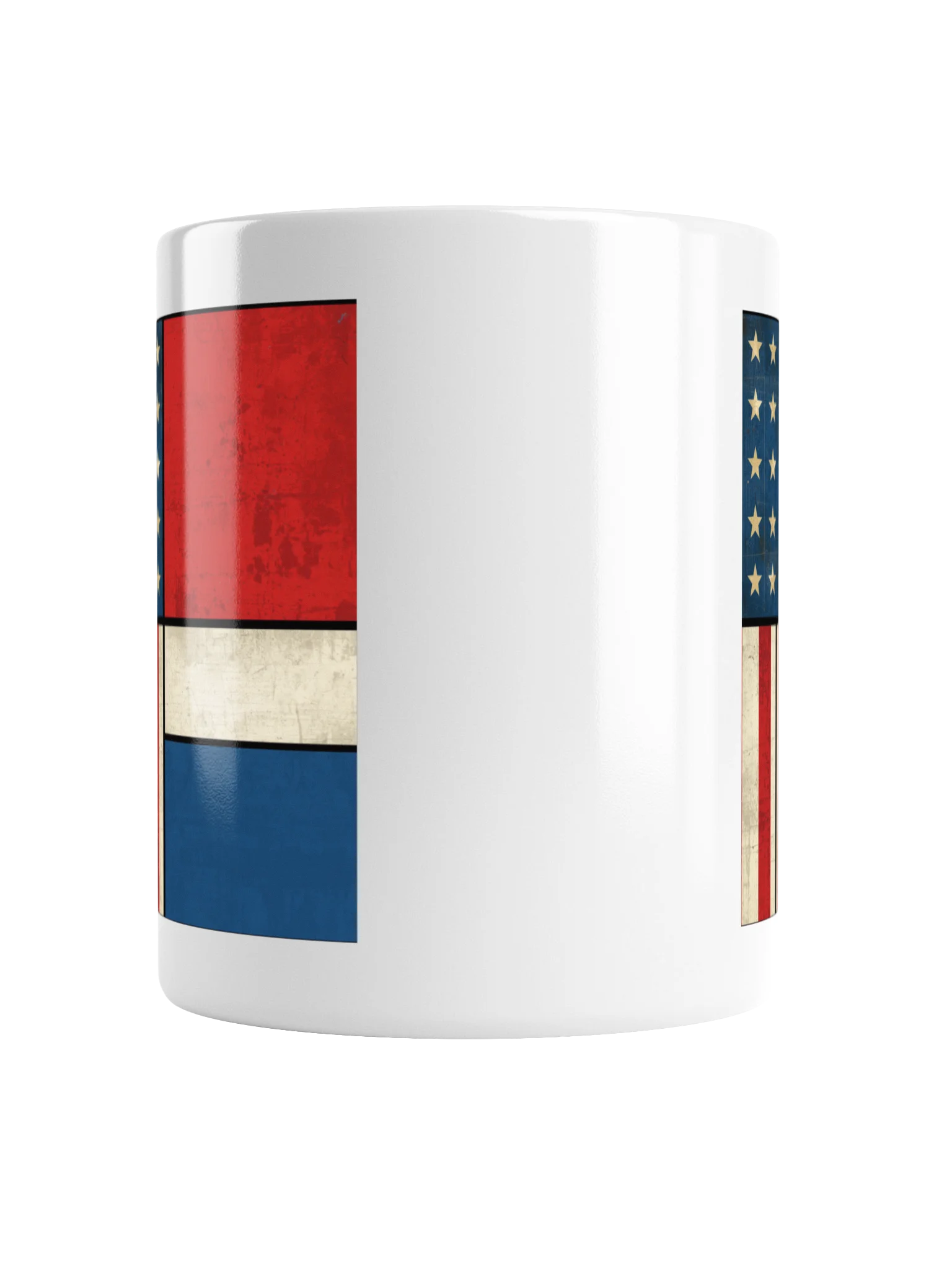 Vintage Flag Grid Glossy Mug product image (5)