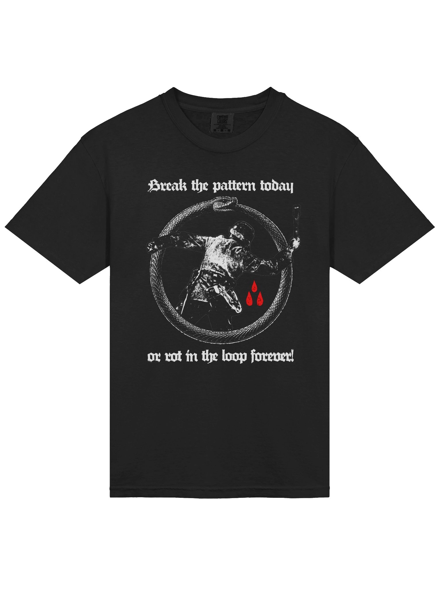 BREAK THE PATTERN TSHIRT BACKPRINT product image (11)