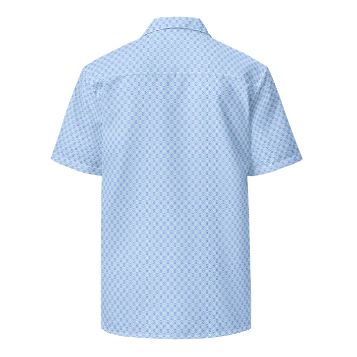 OVTLYR ALL OVER PRINT - BUTTON DOWN - RUNS VERY BIG (ORDER NEXT SIZE DOWN) - Light Blue product image (2)