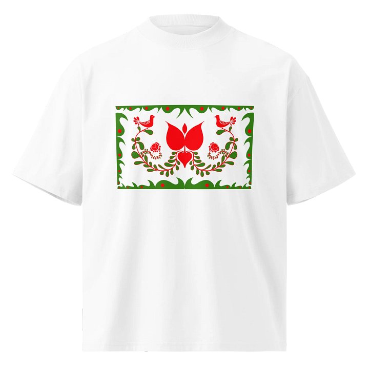 Traditional Hungary Folk Art Harmony Organic T-Shirt product image (1)