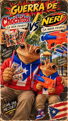 Los Chochitos vs Nerf 🇵🇷

Enseñandole a mi hijo lo que era guerra en mis tiempos…

El dice que me gana, que ustedes creen? Te...