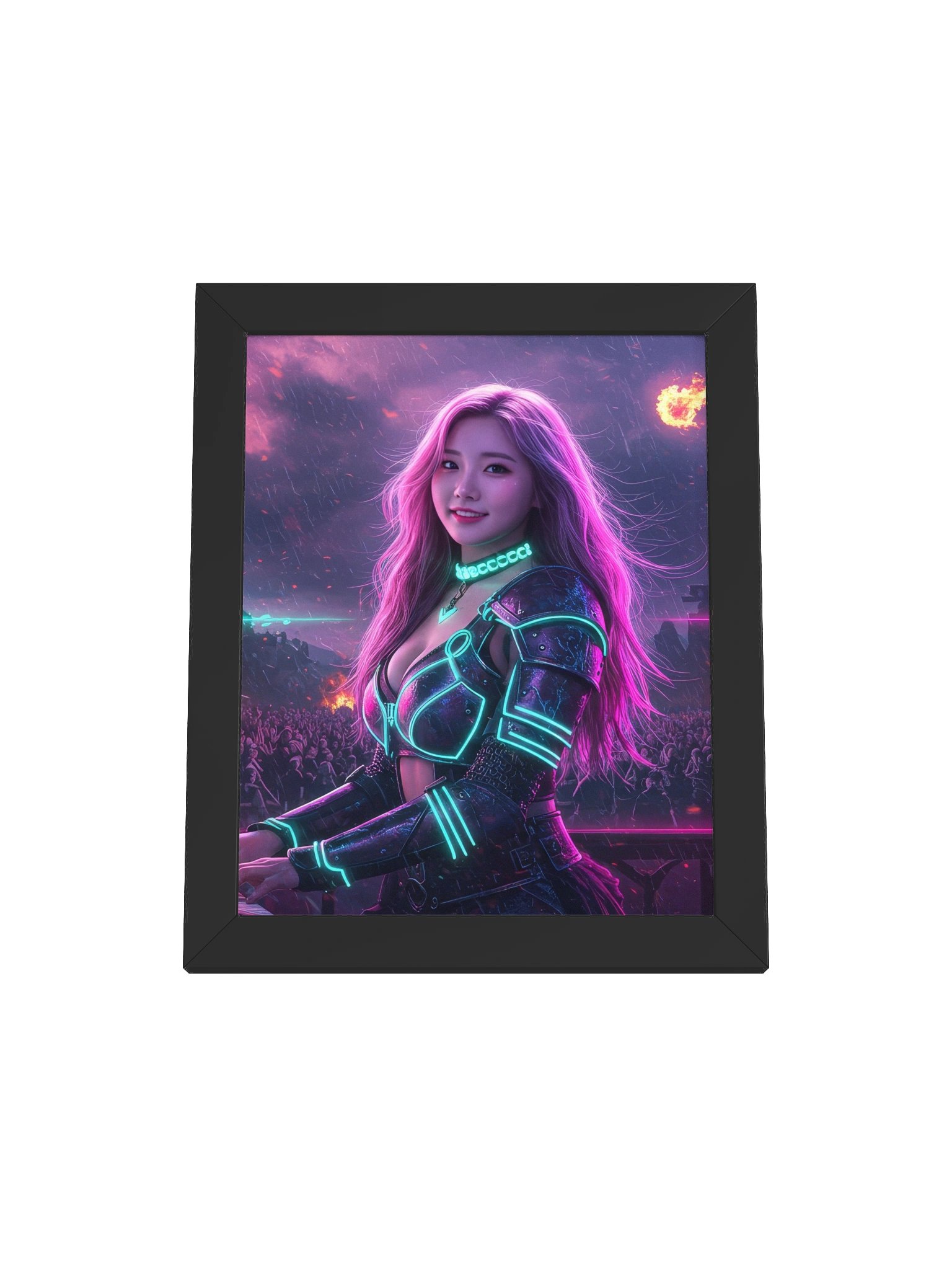Deltasona Girl in Wood Frame product image (1)