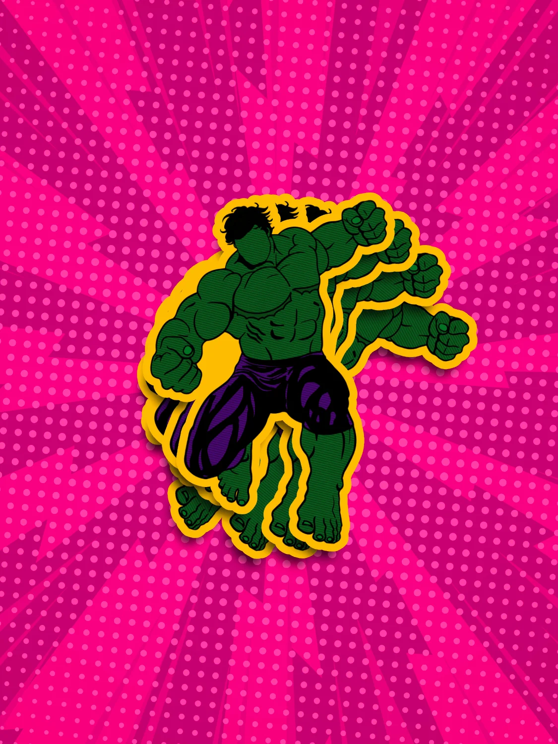 Buff Green Guy Sticker product image (1)