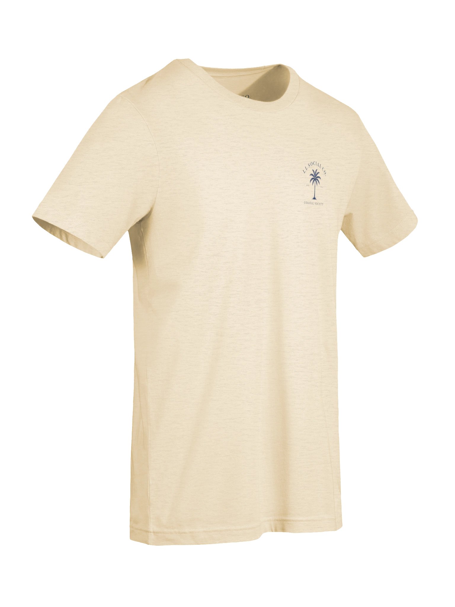 LL Social Co. Coastal Society Essential Tee — Palm | Navy product image (87)