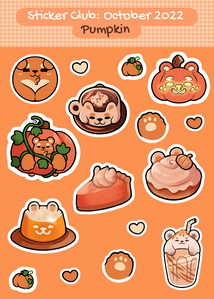 Sticker Club Sheets 2022 product image (2)