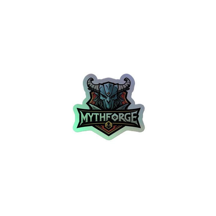 Mythforge Mythical Knight Holo logo sticker product image (2)