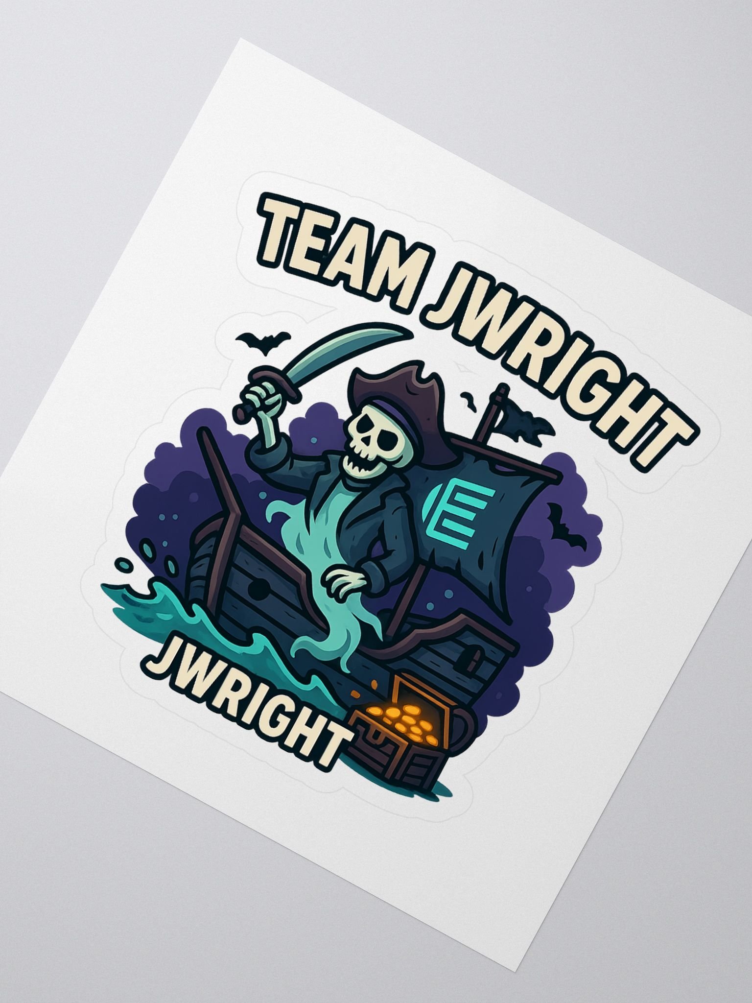 Team JWright Kiss Cut Stickers product image (2)