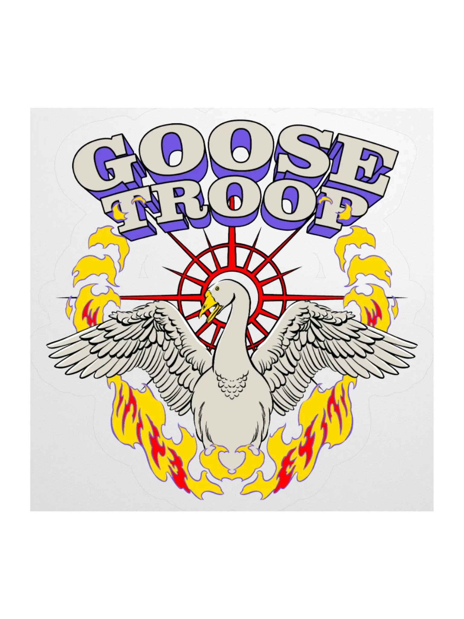 Goose Troop Sticker product image (1)