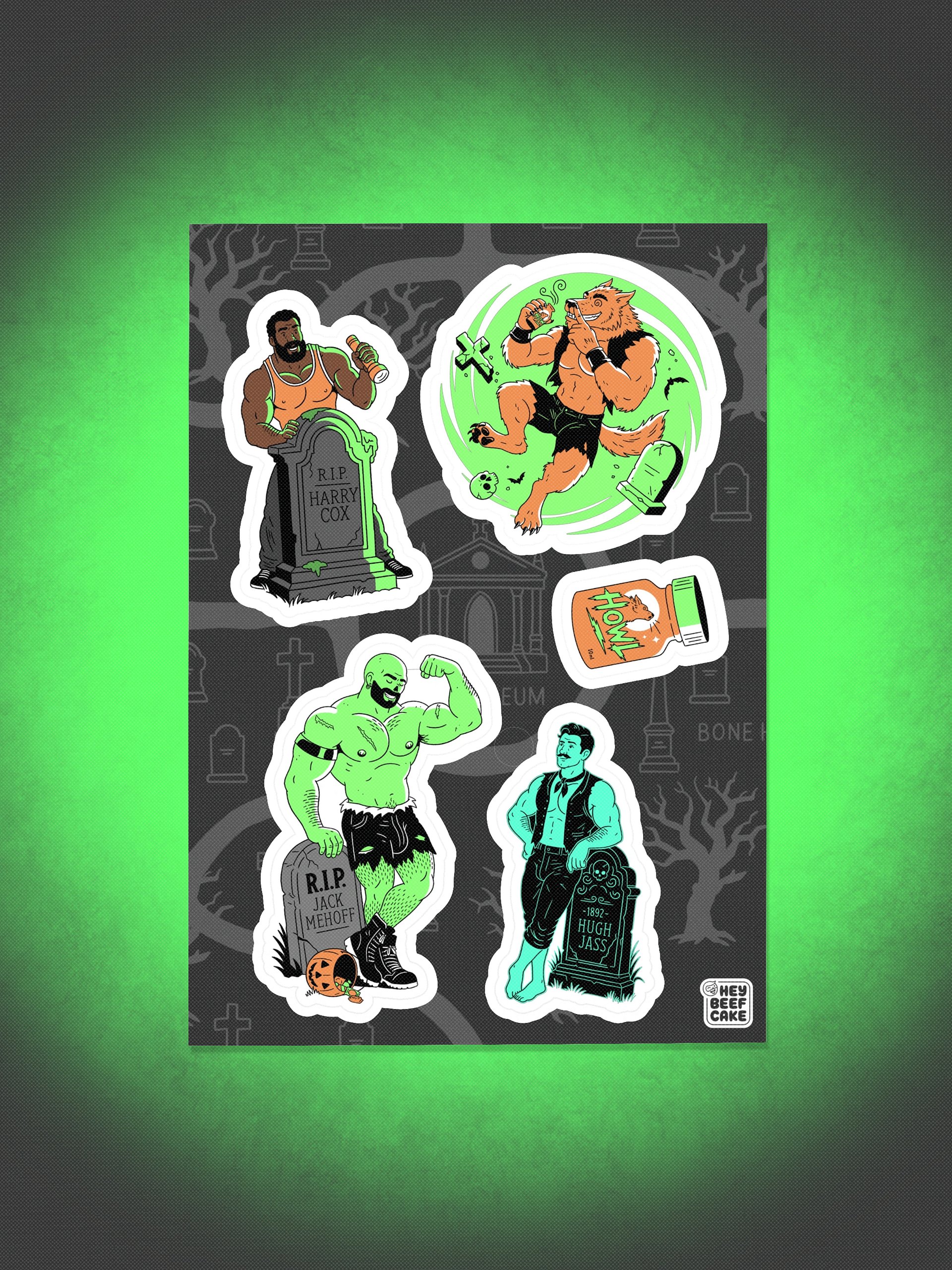 THICC or TREAT 2026 Sticker Sheet product image (1)