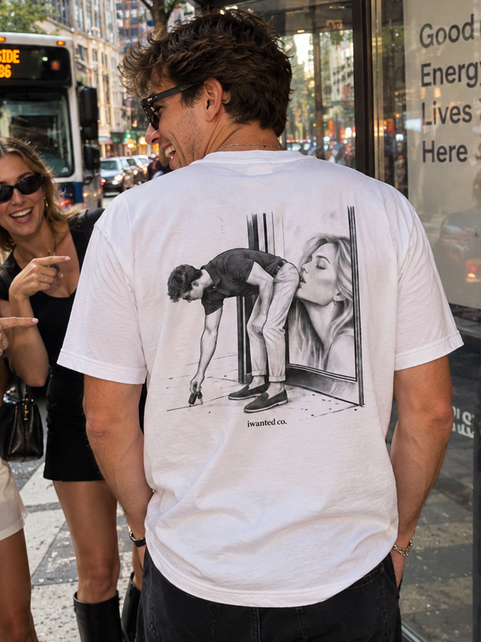 Kiss My Ass T-Shirt | Funny Graphic Tee product image (1)