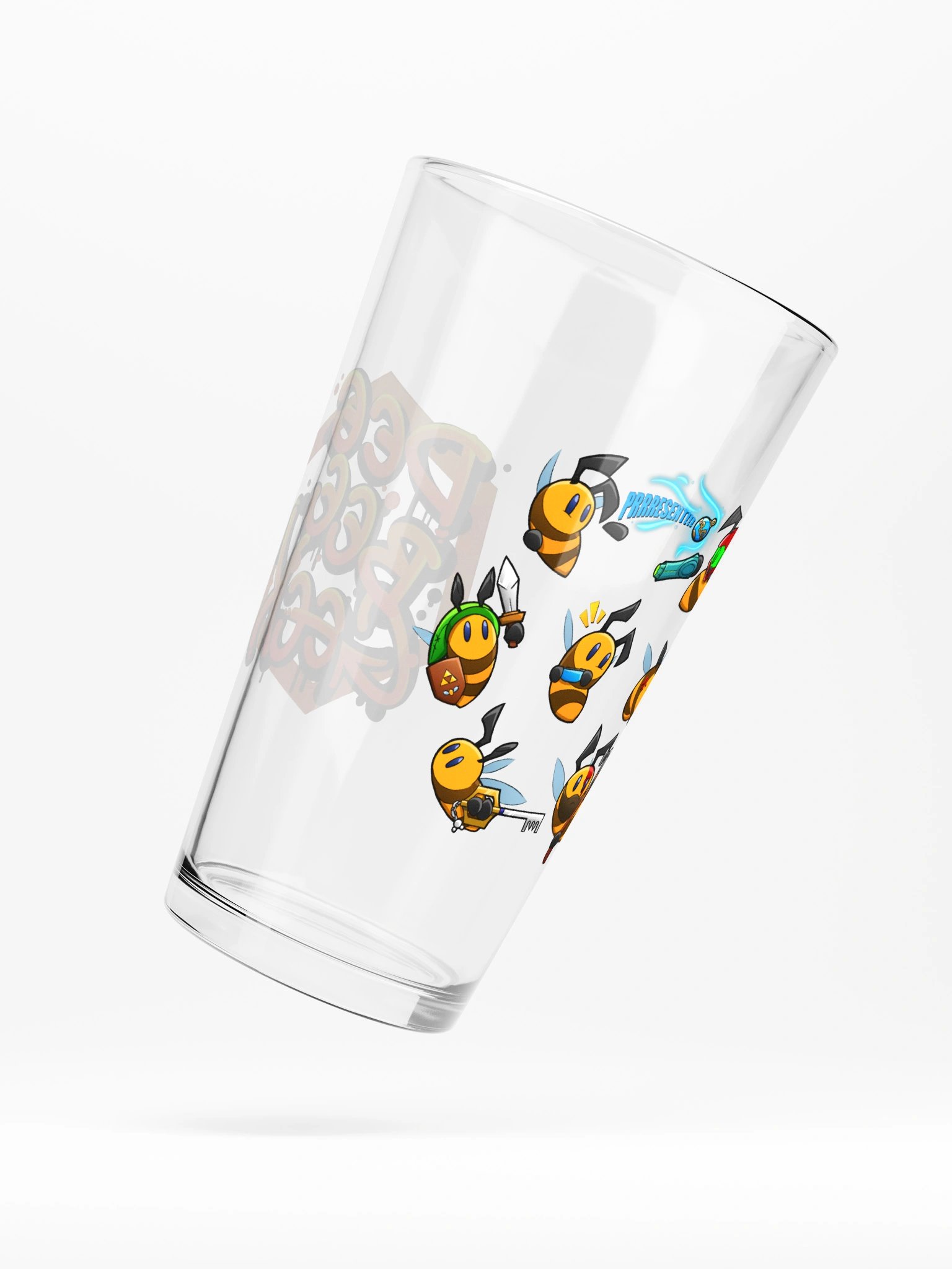 The DeeBeeGeek Pint Glass product image (2)