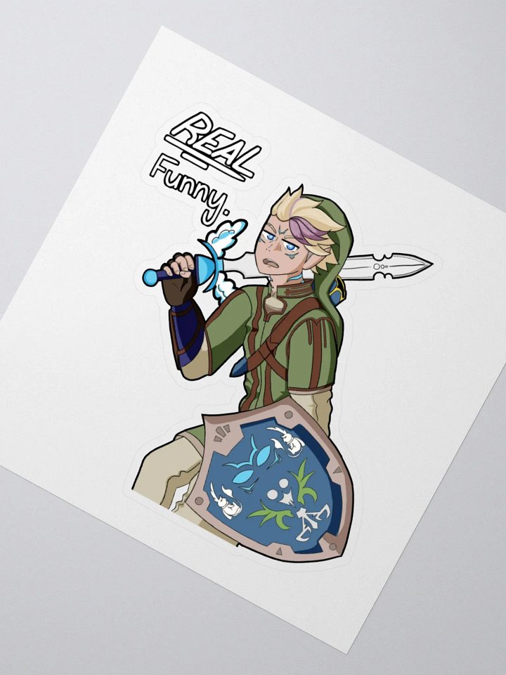 'The Legendary Hero...?' Sticker product image (4)
