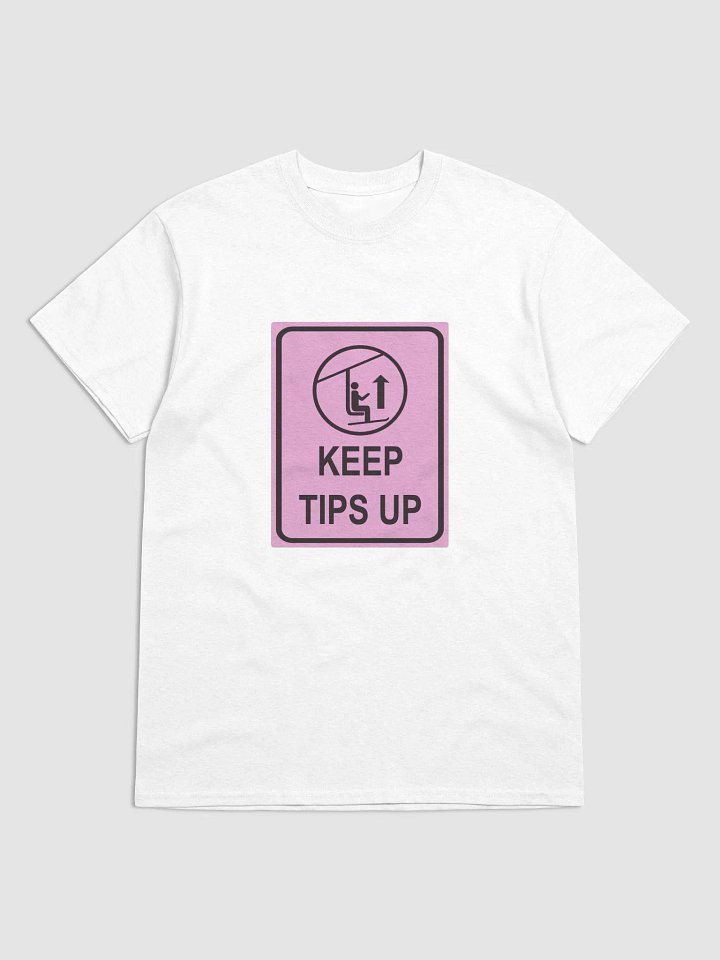 keep tips up (pink) - Gildan Heavyweight Tee [Unisex Sizing] product image (1)