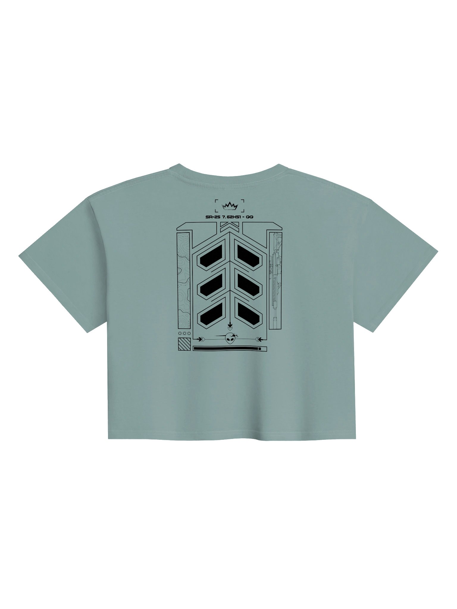 SR25 Black Crop Top product image (10)