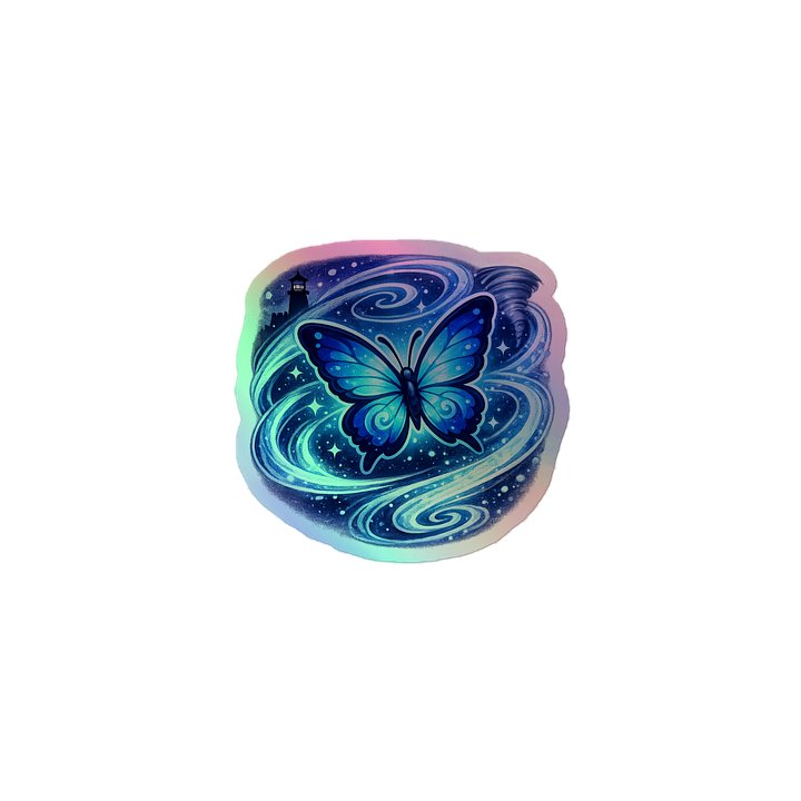 Blue Thought Holo Sticker product image (1)