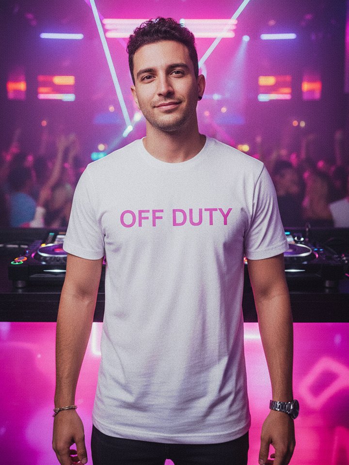 Off Duty / Never Sober Behind The DJ Booth Tee product image (2)
