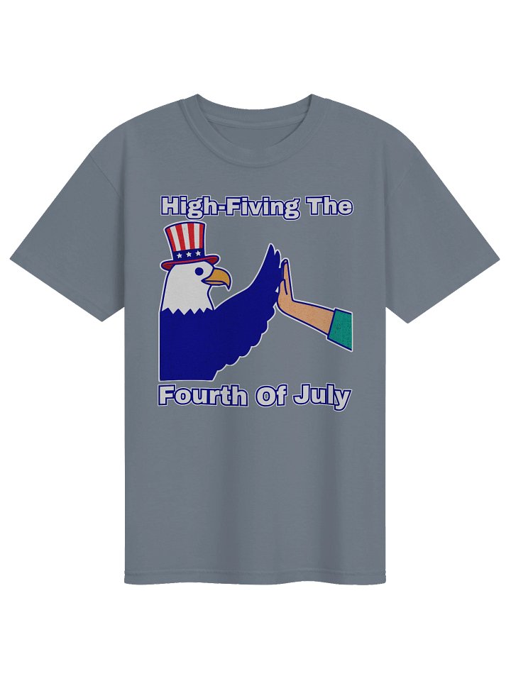 High‑Fiving The Fourth — Patriotic Eagle T‑Shirt product image (7)