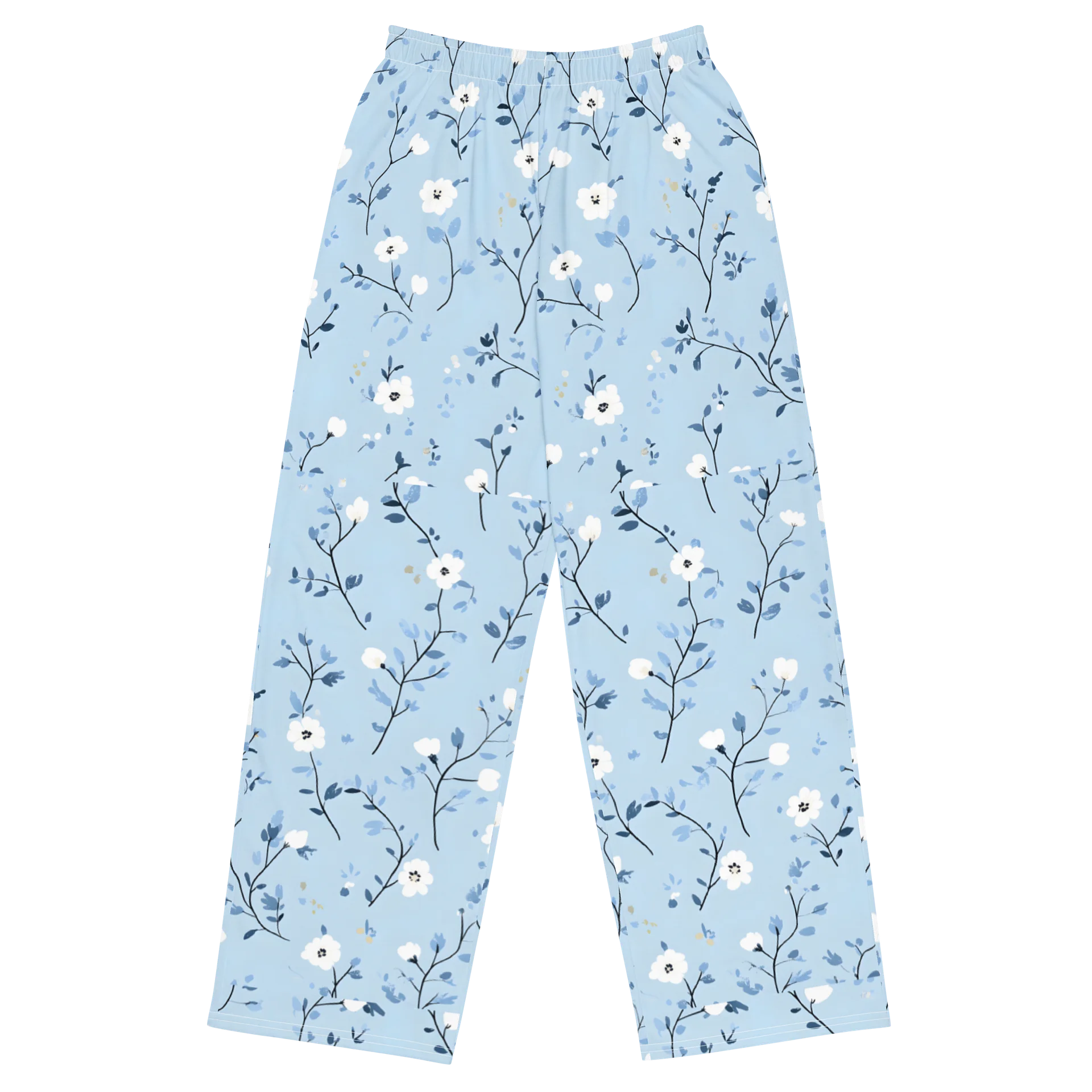Blue Blossom Wide-Leg Pants product image (1)