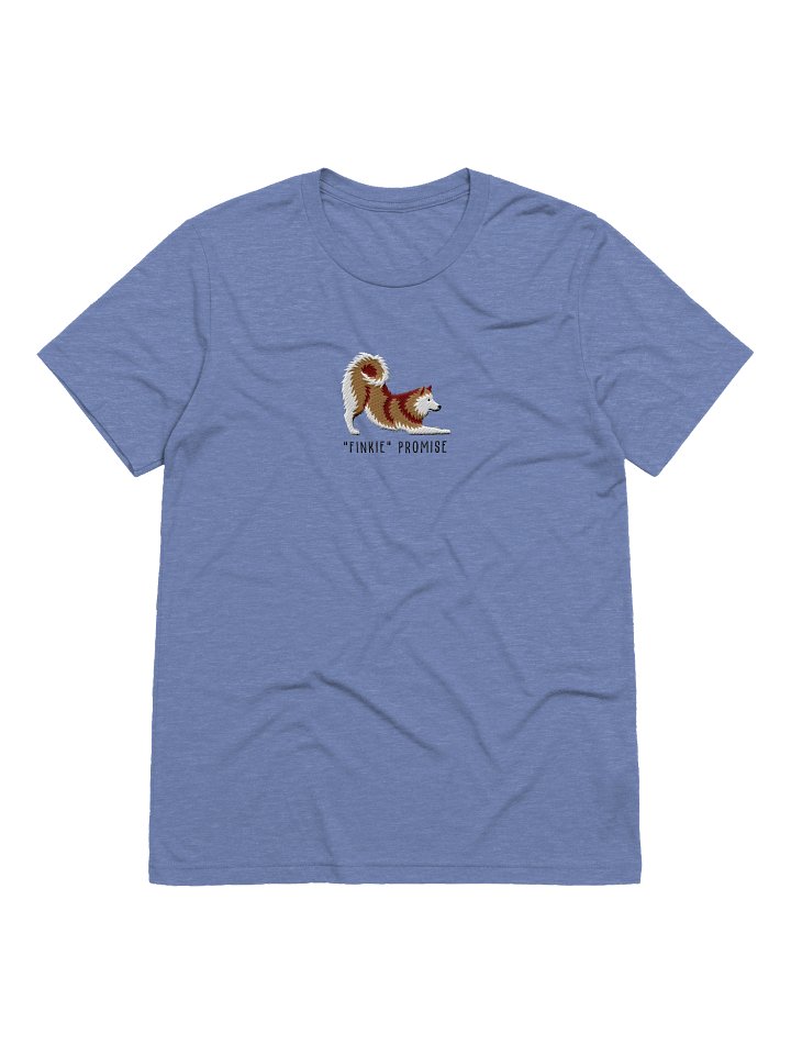 Finkie Promise T-Shirt(Embroidered) of a Finnish Spitz(Gold) product image (25)