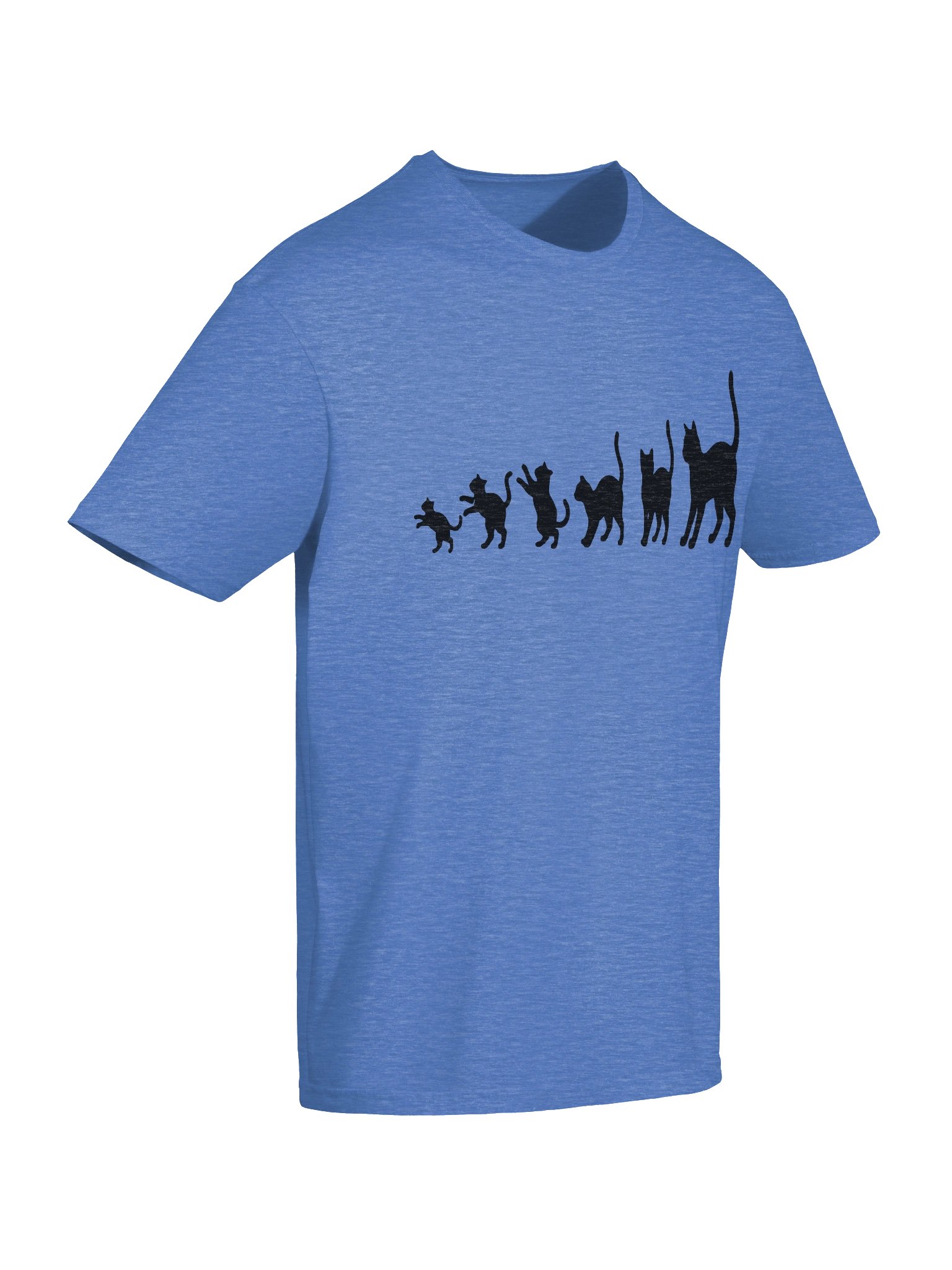 Pawsitive Progression: Premium Cotton Feline Graphic Tee product image (10)