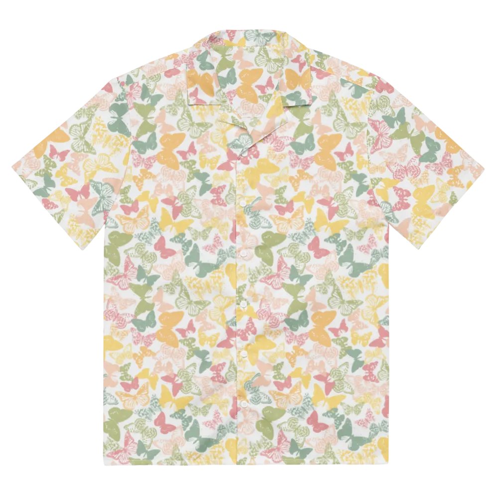 Hawaiian Shirt - Pastel Butterfly product image (4)