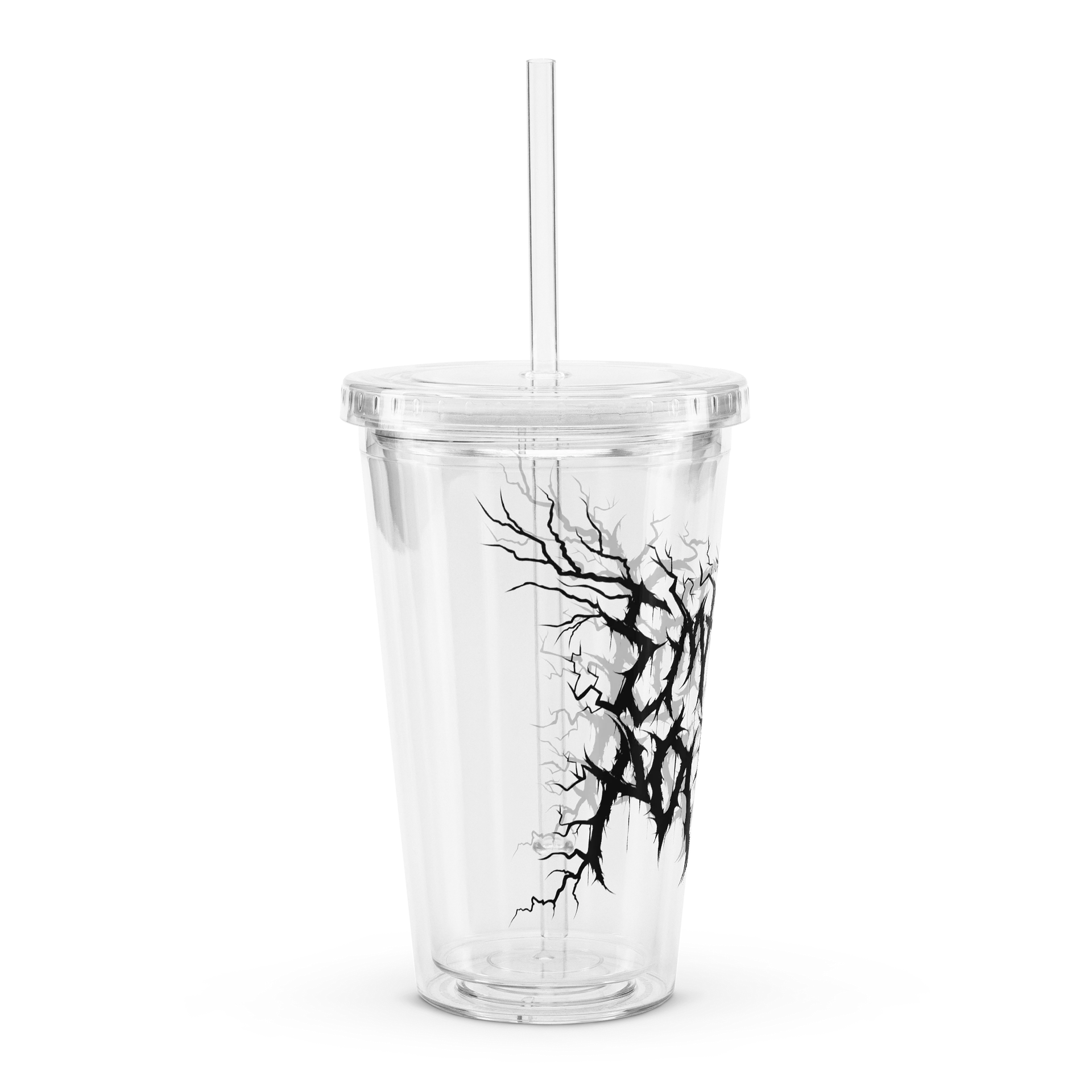 EIP Double Walled Clear Plastic Tumbler (16 oz) BLACK product image (3)