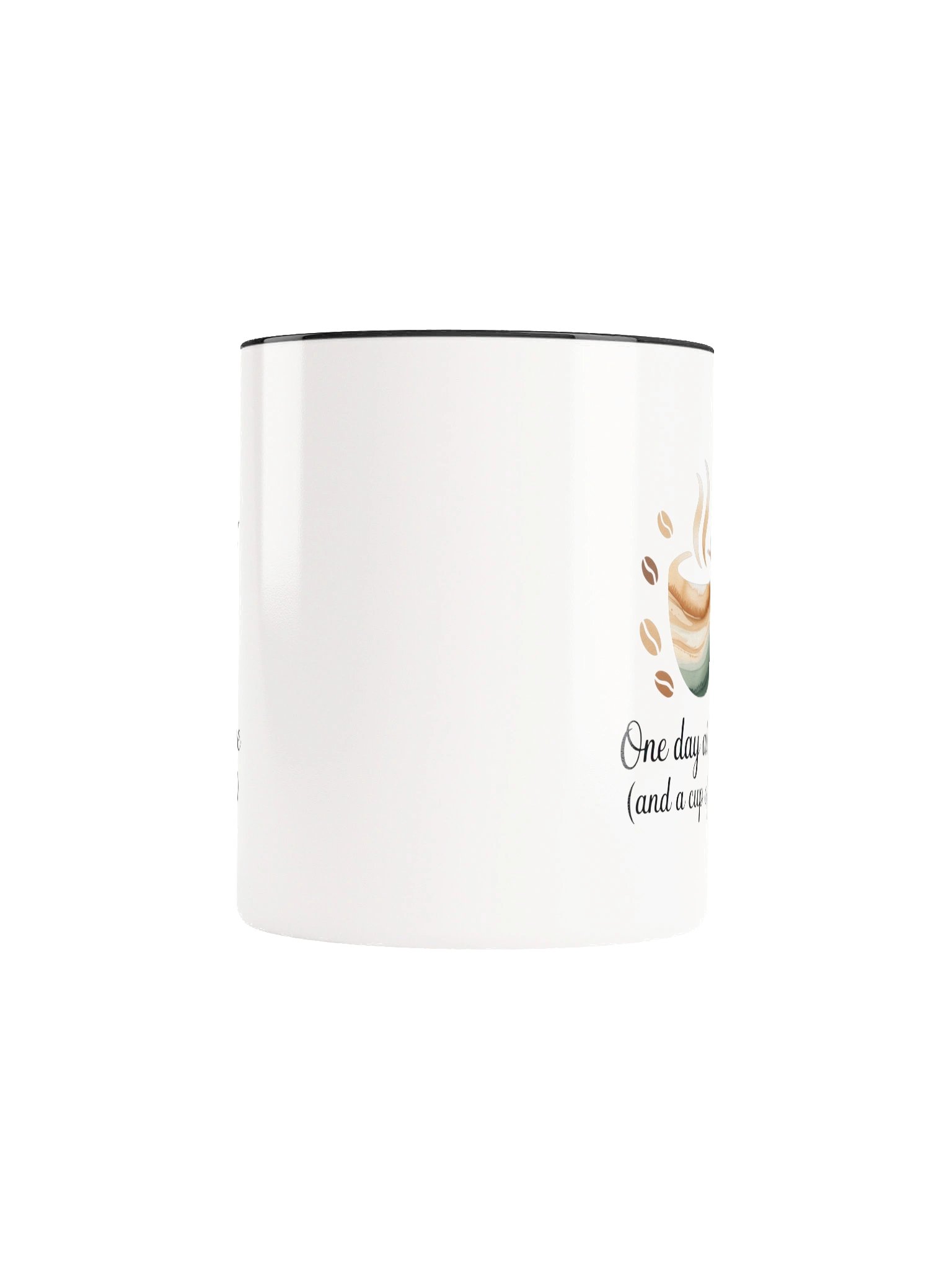 One Day at a Time Coffee Mug - with Color Inside product image (5)