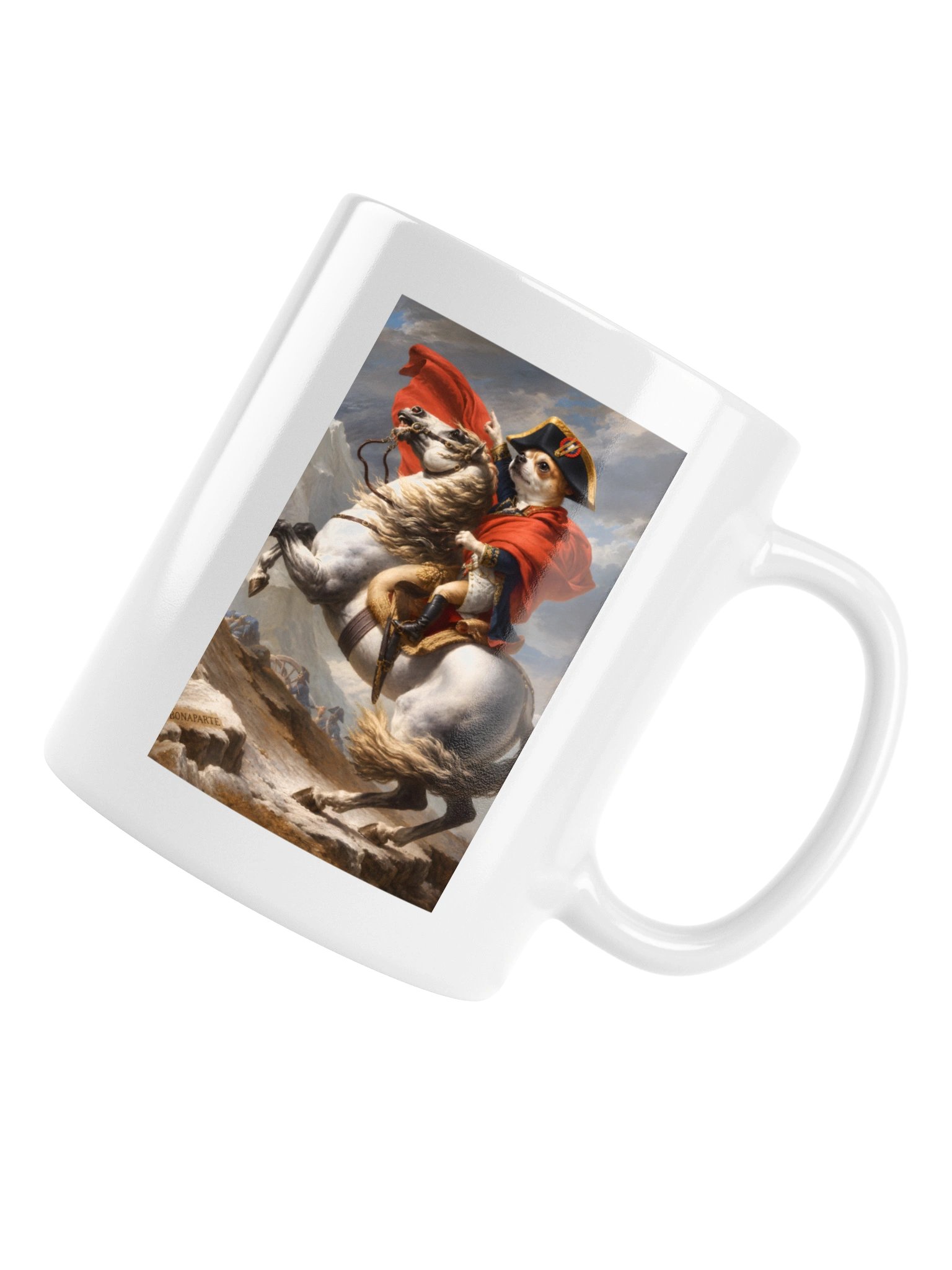 Chihuahua Napoleon Crossing the Alps Mug product image (6)