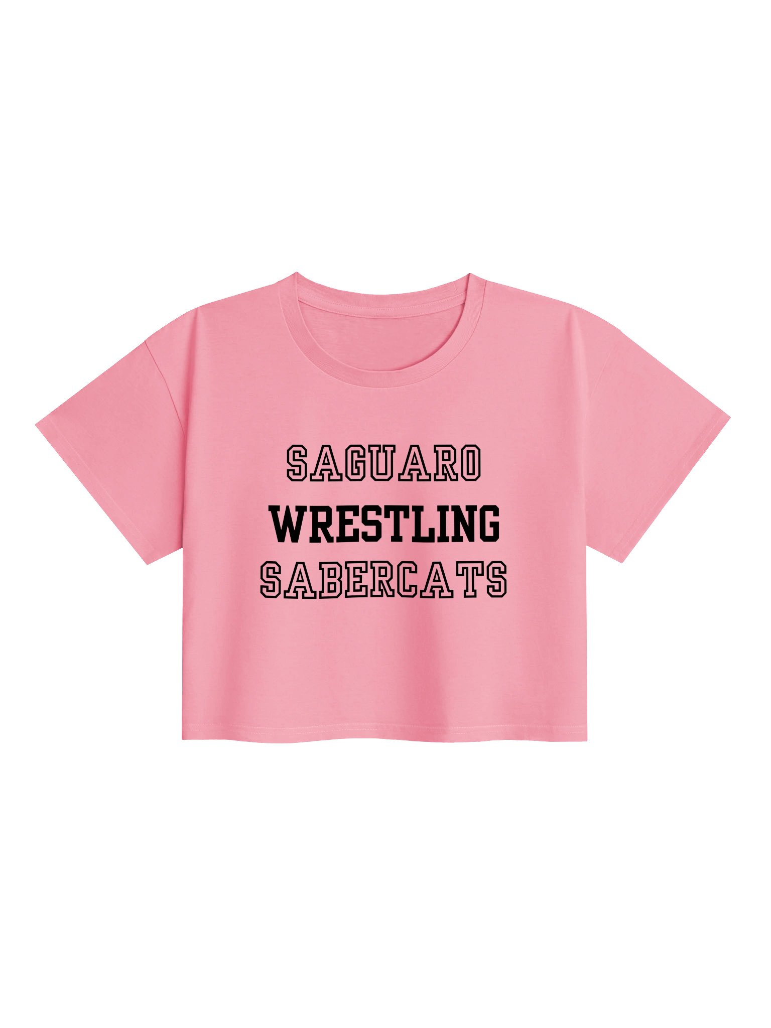 Minimal Crop Top | Saguaro Wrestling Fan Gear product image (1)