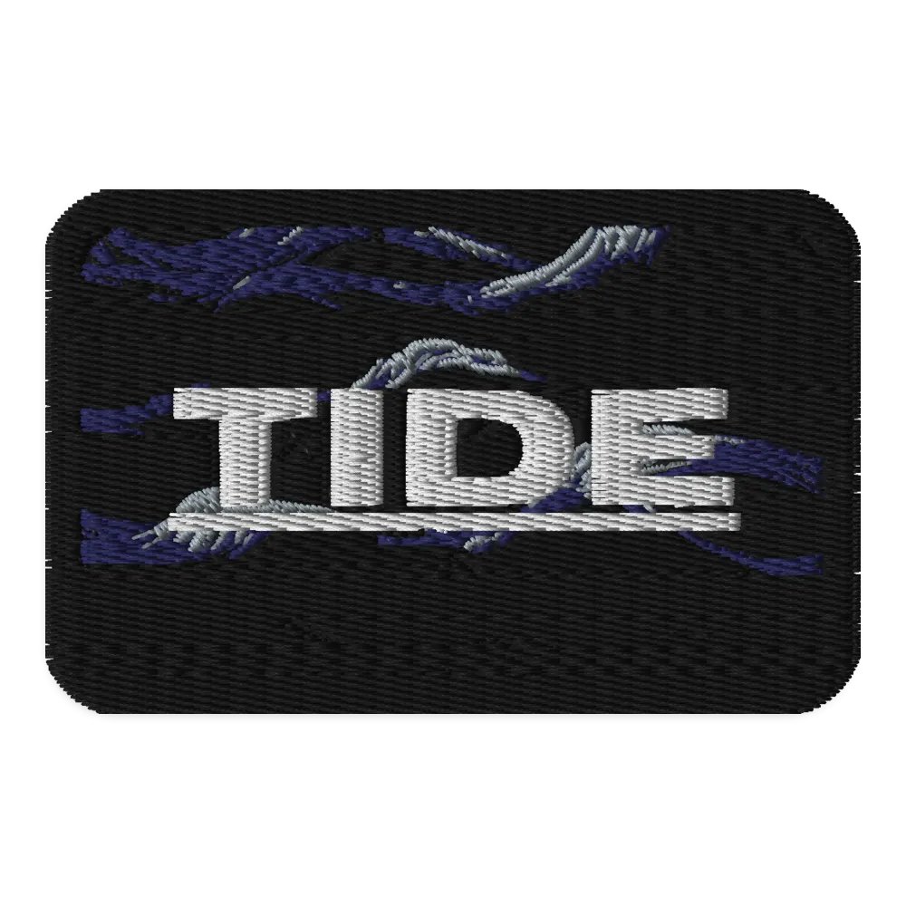 Project TIDE Embroidered Patch product image (1)