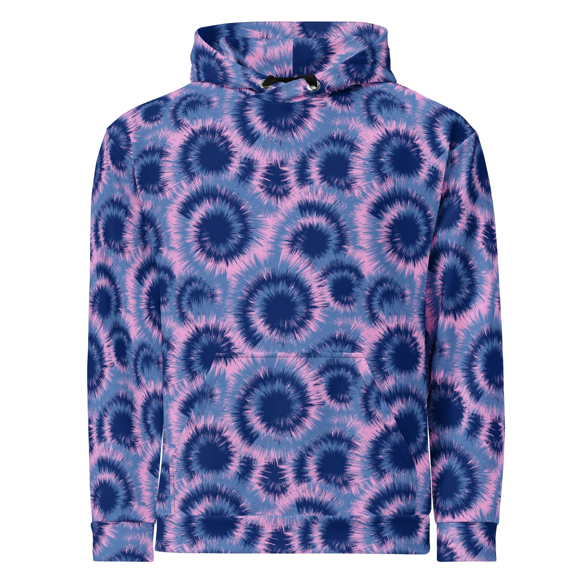 Comfortable Cotton Hoodie with Colorful Tie Dye Graphic product image (1)