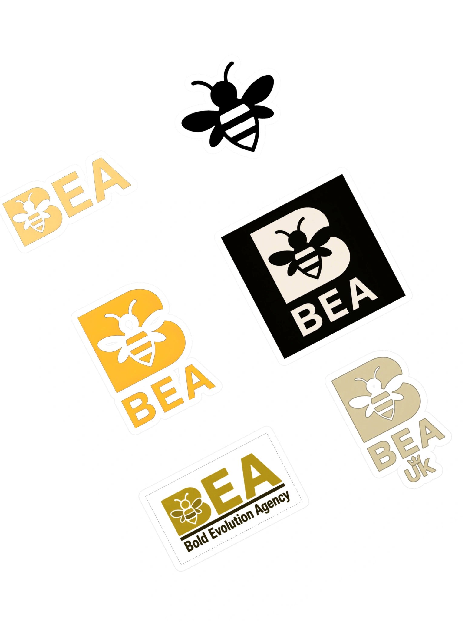 BEA Bee Logo Kiss Cut Sticker Sheet product image (1)