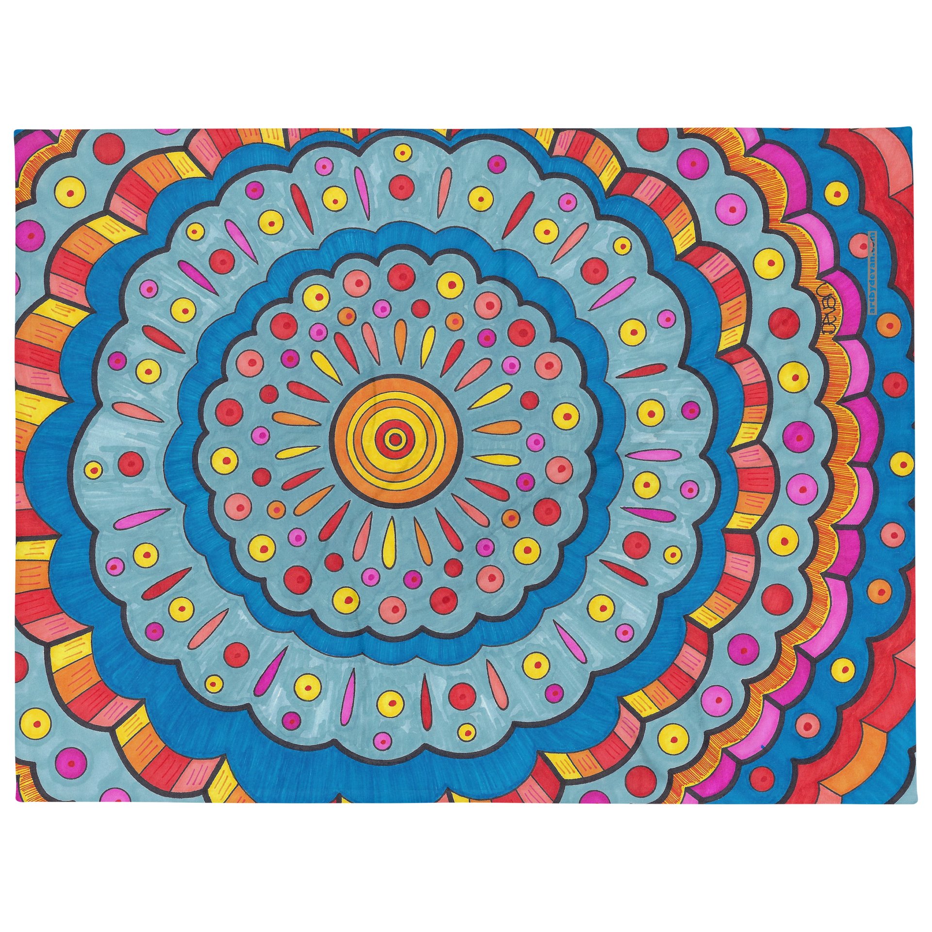Sunshine Mandala Blanket product image (2)