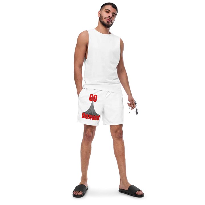 GO DONALD. Perspective Illusion Swim Trunks product image (2)