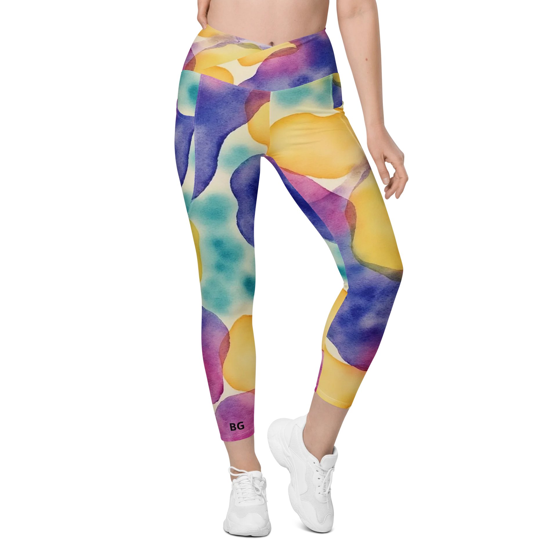 Barry Grady 'Blossom Breeze' Crossover Leggings product image (1)