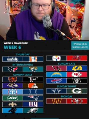 Week 6 NFL Picks
