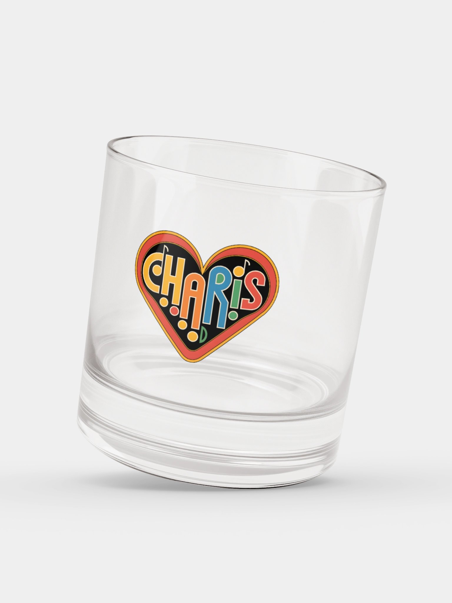 CHARIS Color Heart Rocks Glass product image (3)