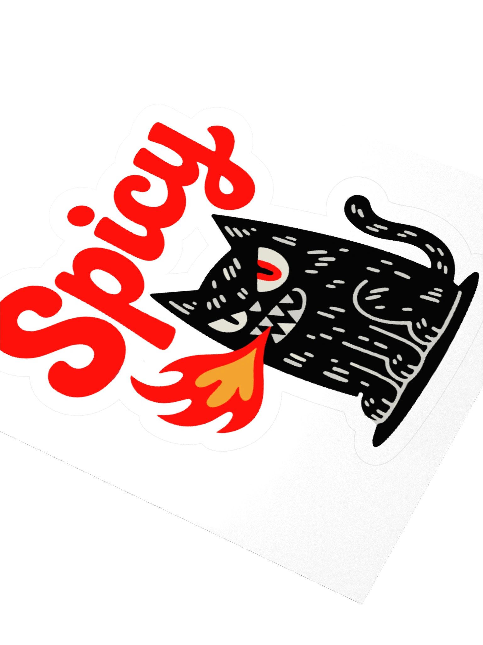 Spicy Cat Kiss Cut Stickers product image (3)