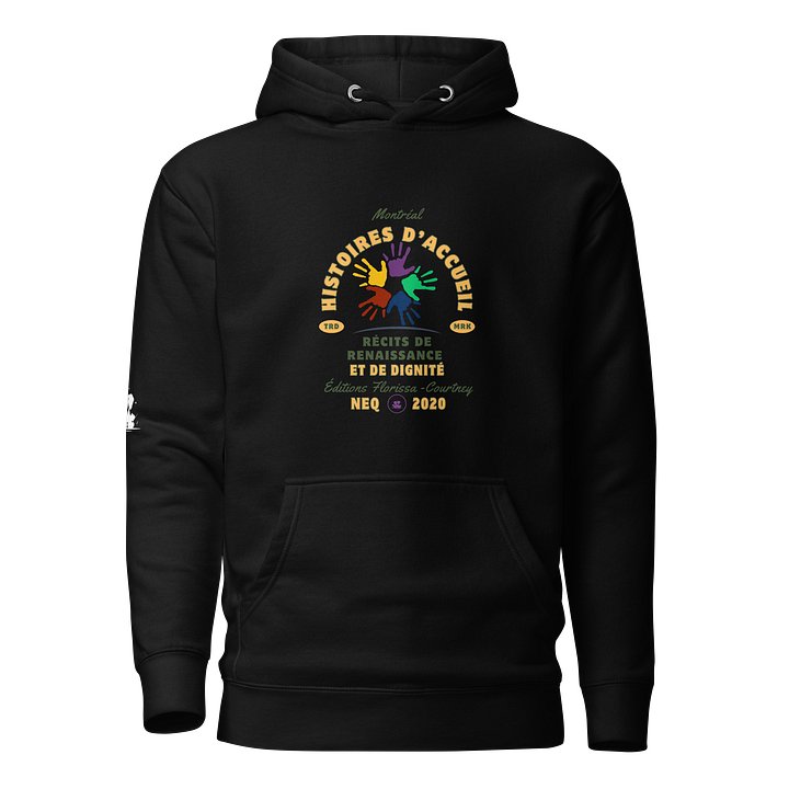 Histoires d’Accueil Handprint Emblem Hoodie product image (1)