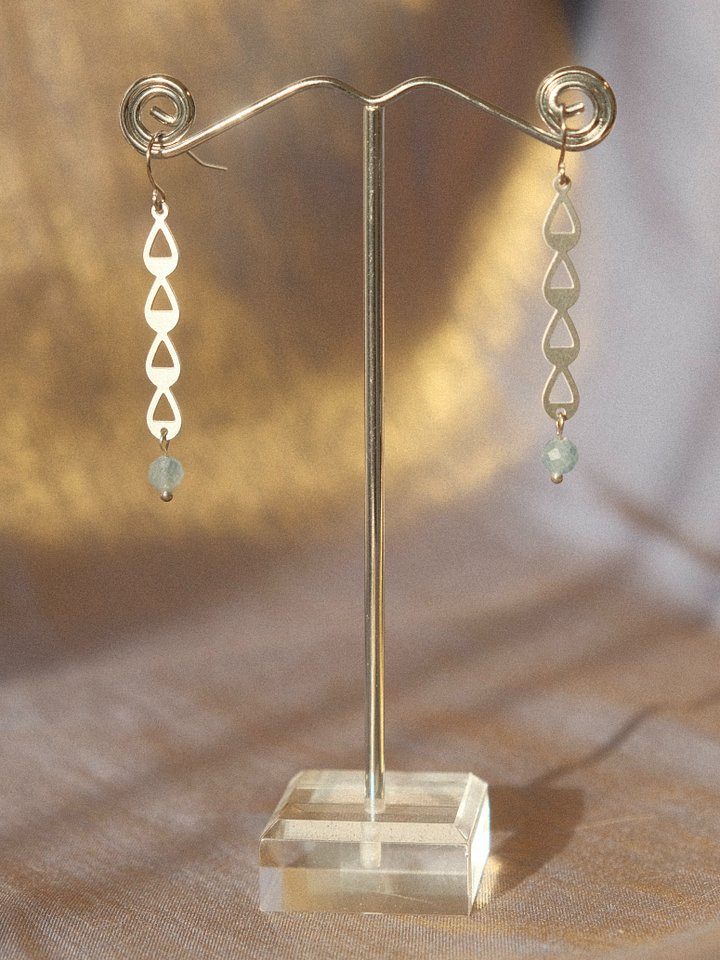 Kyanite Water Drop Earrings product image (2)