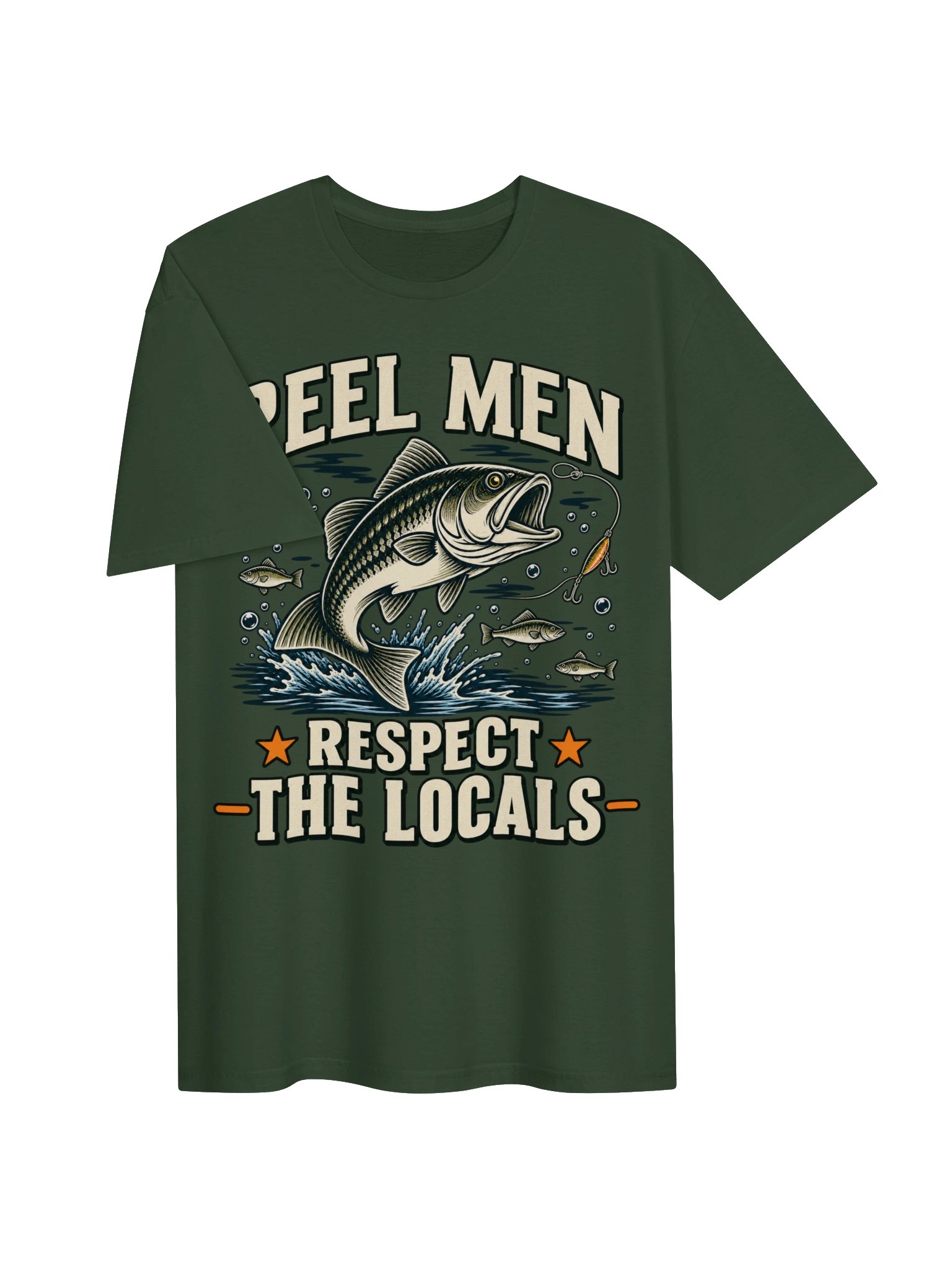 Reel Men Respect the Locals T-shirt product image (3)