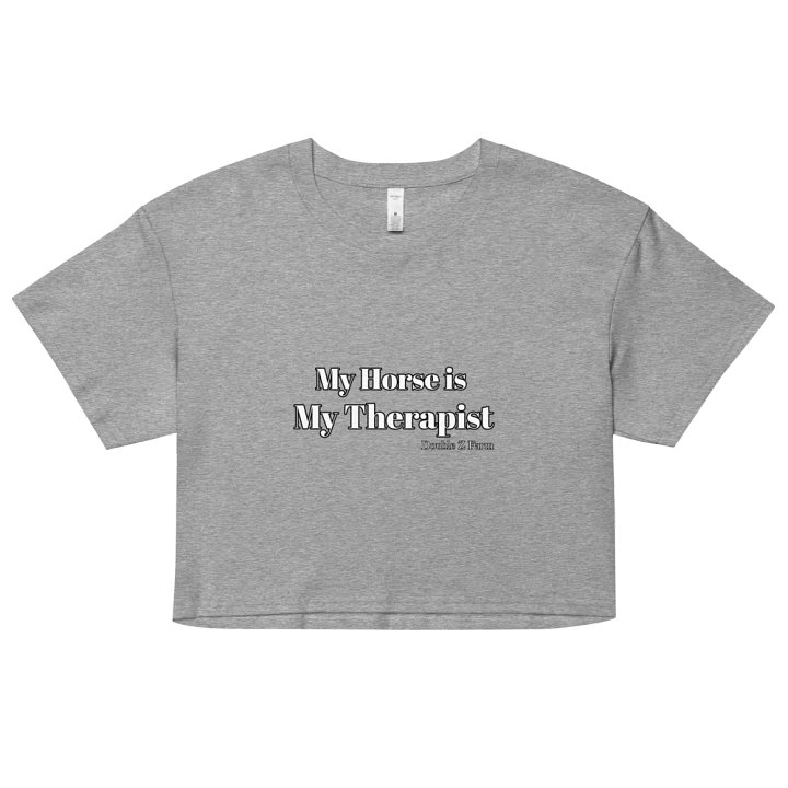 My Horse is my Therapist Crop Tee product image (1)
