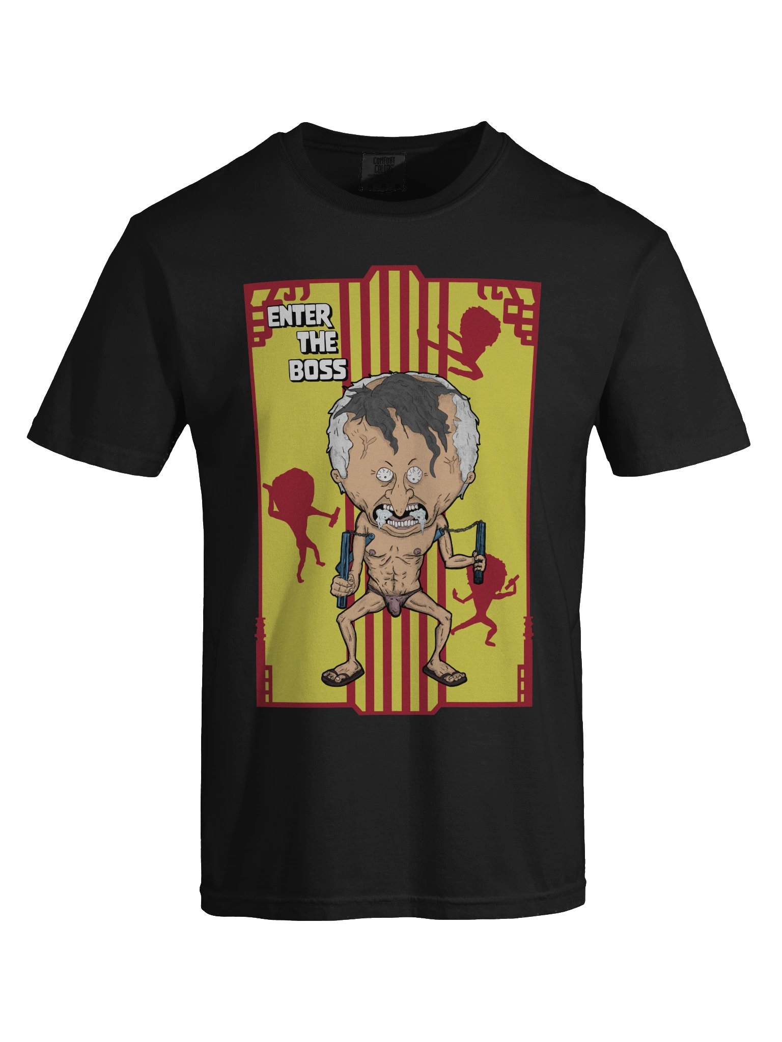 Enter the Boss - Smiling Friends (Black, Front) product image (51)