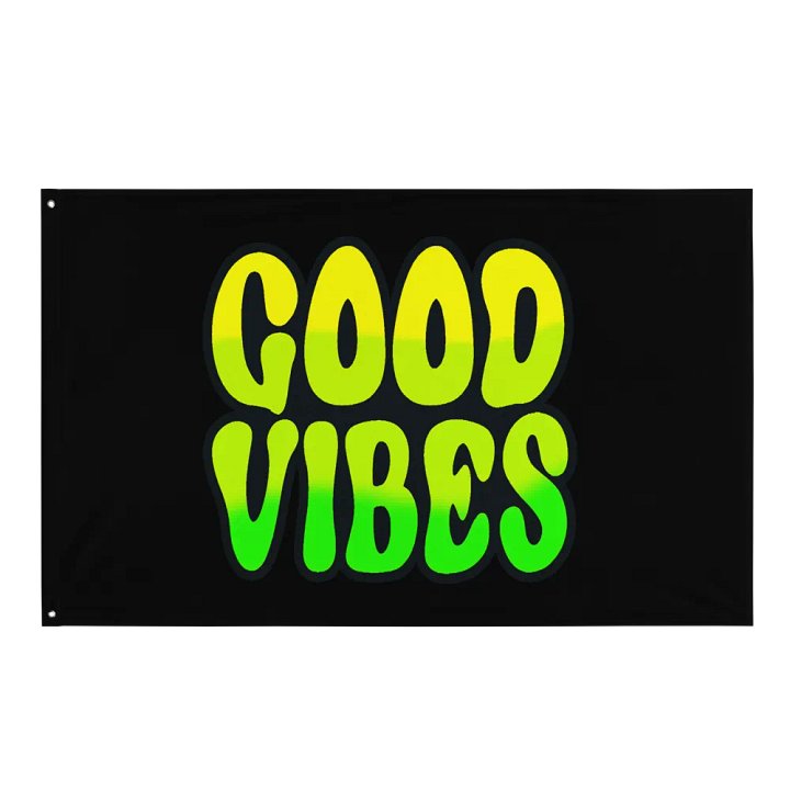 Good Vibes Flag product image (1)