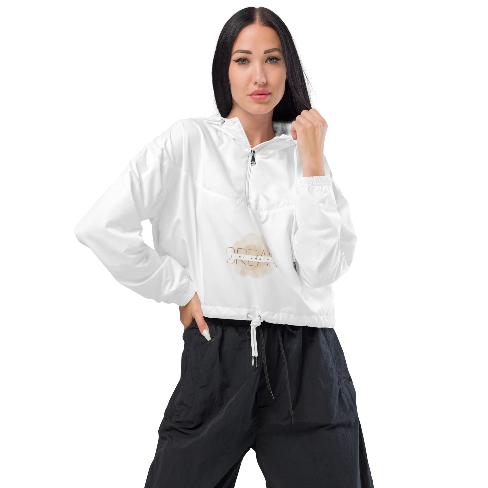 Women's Cropped Windbreaker WCFB0102 product image (1)