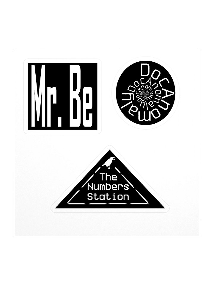 The Numbers Station Sticker Sheet 001 product image (1)