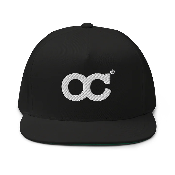 OC Flat Snapback Cap (White Logo) product image (1)