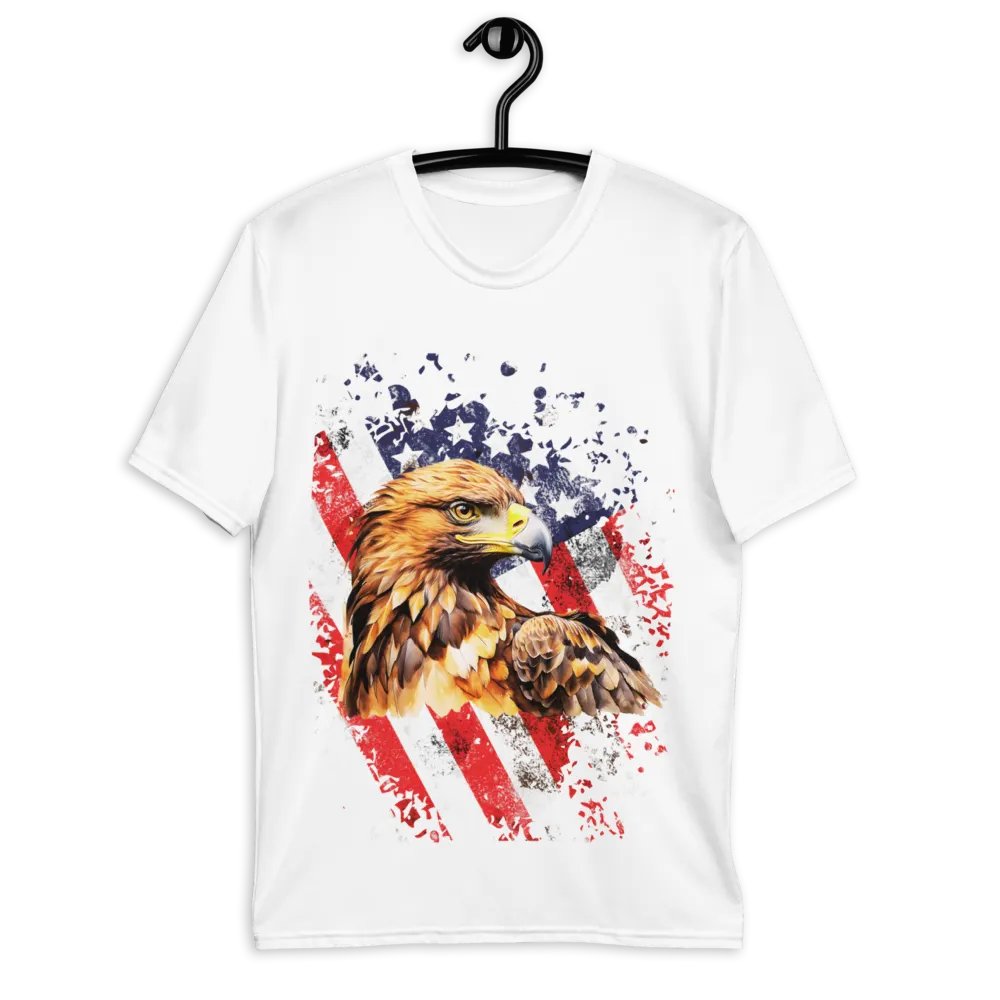 American Patriotic Eagle All-Over Print Tee product image (9)