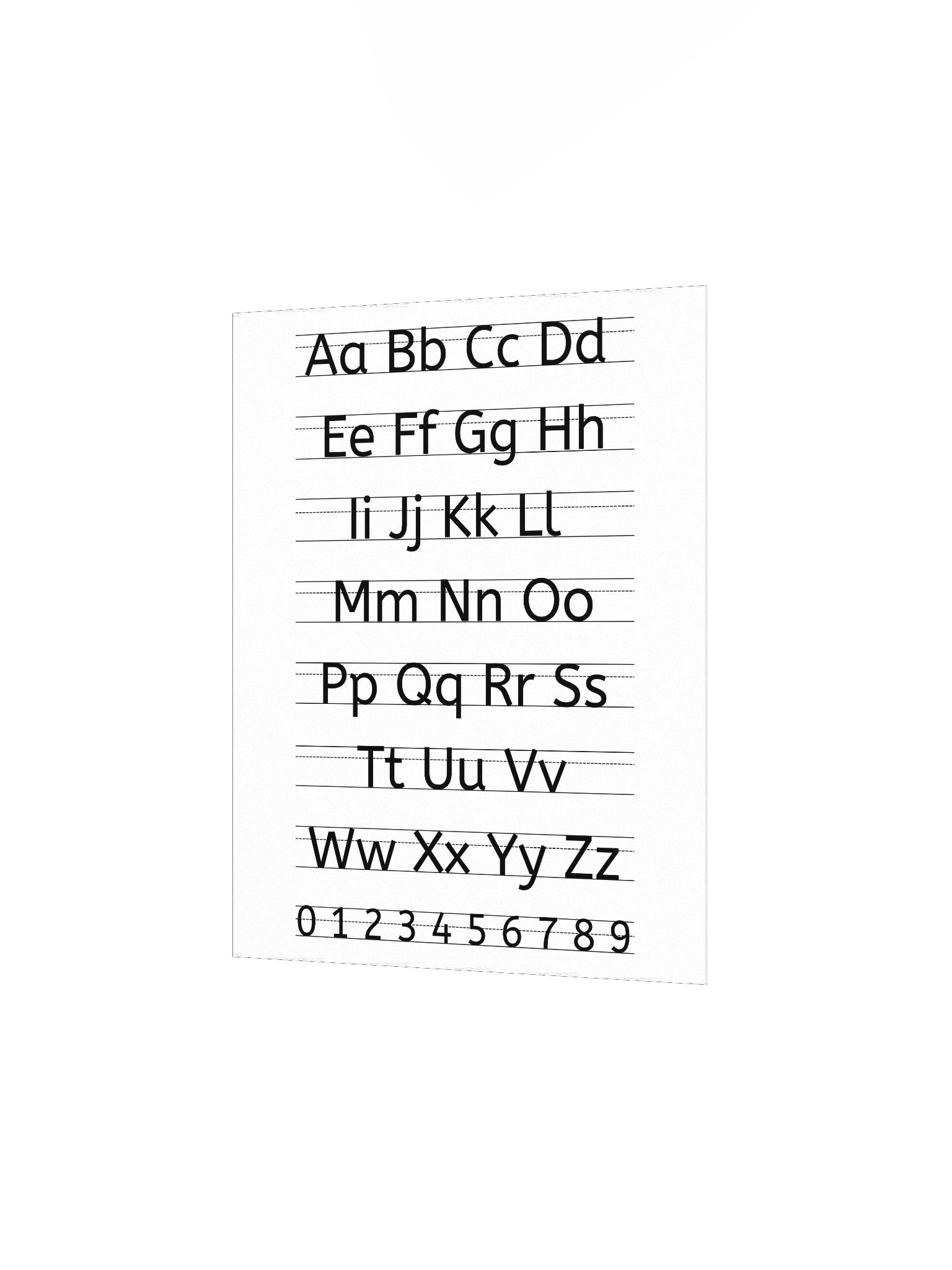 Print Alphabet Reference Chart — Wall Poster product image (3)